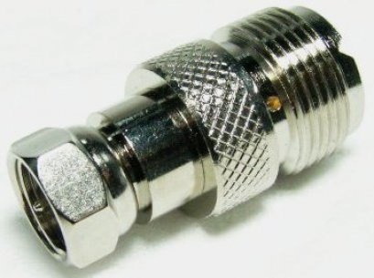 F male to UHF female adapter