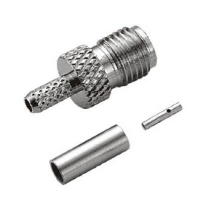 SMA female crimp 316