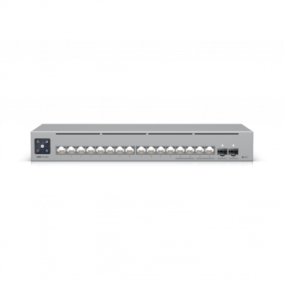 USW-Pro-Max-16 : 16-Port Layer 3 Etherlighting™ Switch with 2.5 GbE, Silent Operation, and Flexible Mounting Options