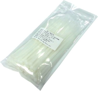 CABLE TIES สีขาว ขนาด 4.8X200 ม.ม. (8 นิ้ว)