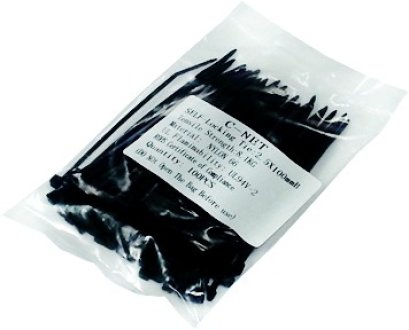 CABLE TIES สีดำ ขนาด 2.5X100 ม.ม. (4 นิ้ว)