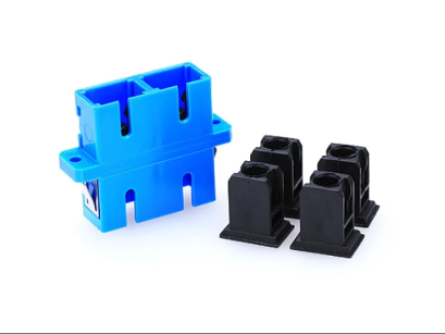 ตัวต่อหัวไฟเบอร์ SC-SC (UPC) DX SM BLUE