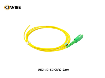 OWIRE สาย Pigtail 1 Core SC/APC SM 2 mm. ยาว 1.5 เมตร