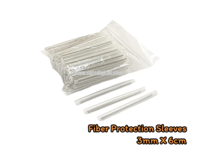 สลิปหุ้มรอยสไปรท์ ขนาดรู 3 mm. ยาว 6 cm. (1 แพ็ค 100 ชิ้น)