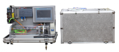 PLC training kit for controlling servo motors with ball screw