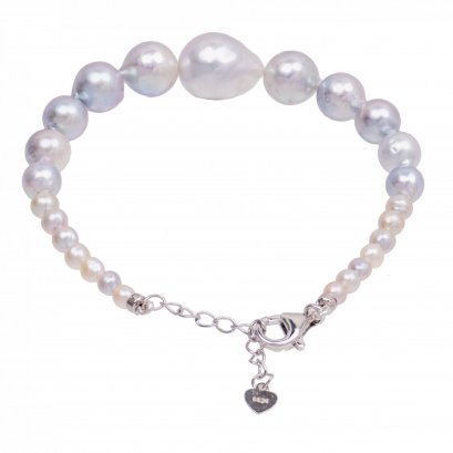 2.0 - 9.0 mm Akoya Pearl Graduated Pearl Bracelet