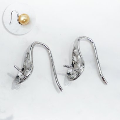 925 Sterling Silver, Fish Hooks (Spoon) Setting