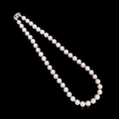 9.1 - 10.9 mm, Edison Pearl, Graduated Pearl Necklace