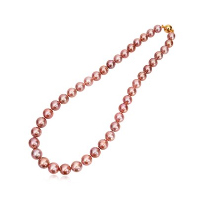 8.7 - 11.0 mm, Edison Pearl, Graduated Pearl Necklace