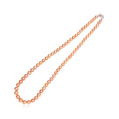8.5 - 10. 7 mm, Edison Pearl, Graduated Pearl Matinee Length Necklace