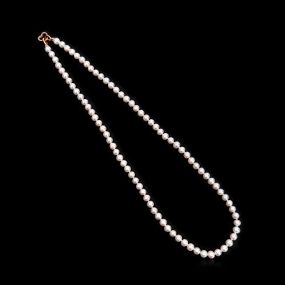 4.8 - 5.3 mm, AK Pearl, Uniform Pearl Necklace