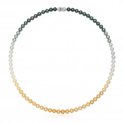 8.0 - 8.4 mm South Sea Pearl Shikisai Uniform Necklace