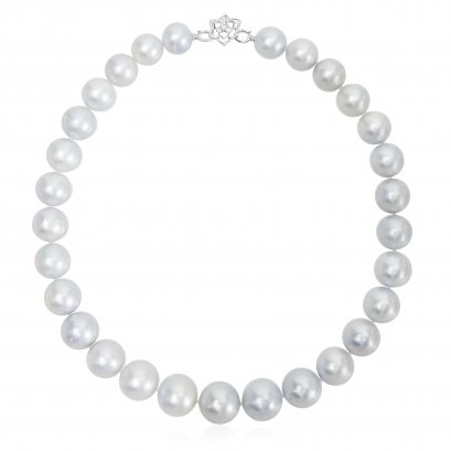 (GIA) 13.41 mm to 17.05 mm White South Sea Pearl Graduated Necklace