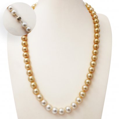 (PSL) 11.0 - 11.4 mm, Shikisai, Uniform Pearl Necklace