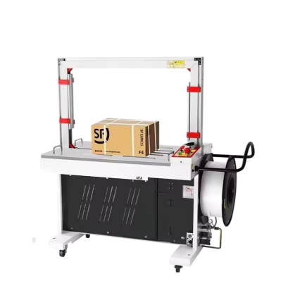 เครื่องรัดกล่อง MH301A แบบตั้งโต๊ะ สำหรับงานอุตสาหกรรม บรรจุภัณฑ์อัตโนมัติ สำหรับกล่องเหล็ก กล่องกระดาษแข็ง บรรจุภัณฑ์ลัง ใช้สายรัด PP
