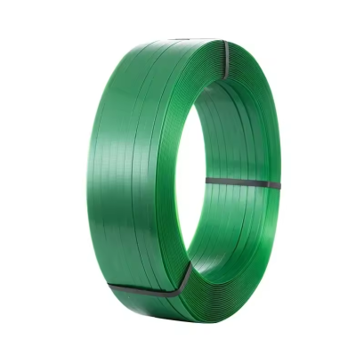 สายรัดพลาสติก PET 16MM. แบบลาย สีเขียว