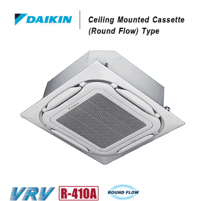 ไดกิ้น Daikin VRV ฝังในฝ้ากระจายลมรอบทิศทาง อินเวอร์เตอร์