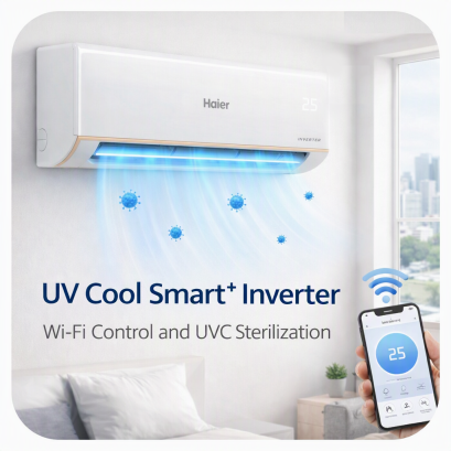 Haier UV Cool Smart+ WiFi Inverter ่ประหยัดไฟได้มากกว่า