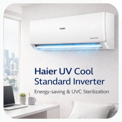 Haier UV Cool Standard Inverter แอร์ติดผนัง
