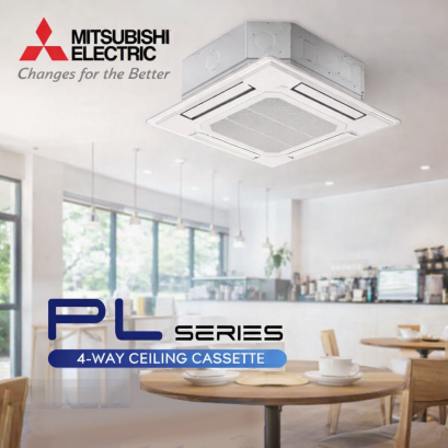 Mitsubishi PL- Series 4‑Way Ceiling Cassette