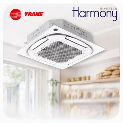 Trane Harmony Inverter Cassette Type ฝังฝ้า 360°รอบทิศทาง