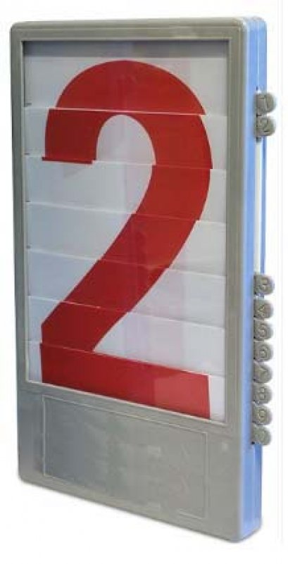 ป้ายสลับเลข มีเลข 0-9 ในตัว