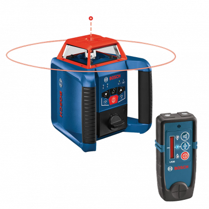เลเซอร์หมุนรอบ 360 องศา (สีแดง) BOSCH รุ่น GRL 350 HV