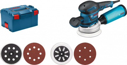 เครื่องขัดกระดาษทรายกลม 5&quot; (ระบบลูกเบี้ยว) 400W. BOSCH รุ่น GEX 125-150 AVE