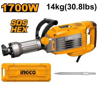 สว่านเจาะทำลาย (สกัดไฟฟ้า) 1,700W INGCO PDB17008