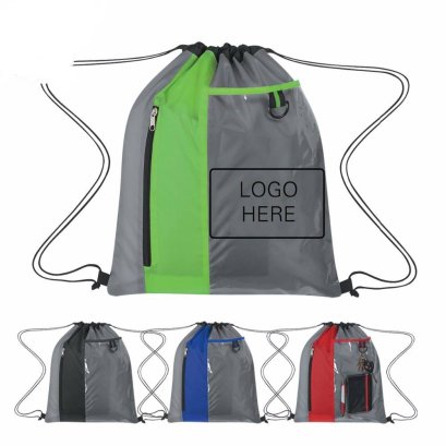 กระเป๋าสะพายหลังหูรูดผ้าร่ม