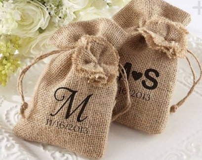 กระเป๋าหูรูดผ้ากระสอบ