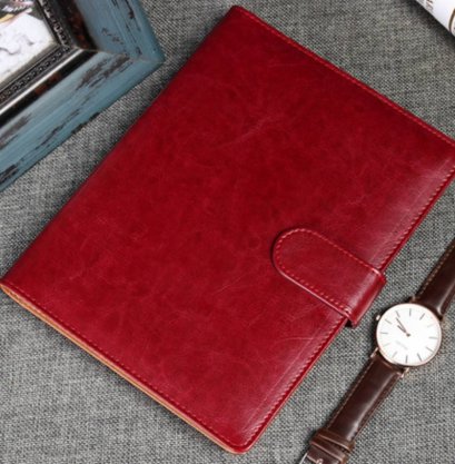 สมุดบันทึกปกหนังเงา