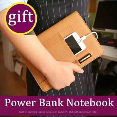 สมุดโน้ต multifunction มาพร้อม power bank ขนาด A5