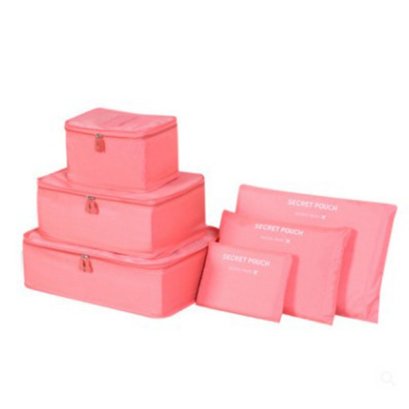 กระเป๋าเดินทางกันฝุ่นและกันน้ำ 6 ชิ้น