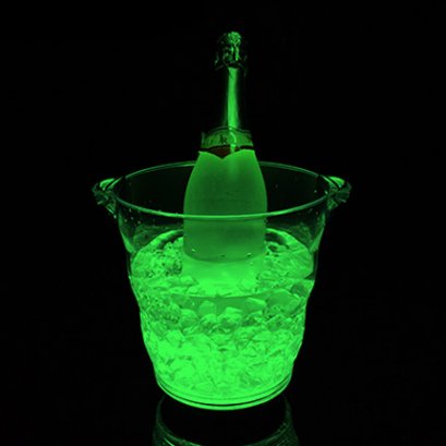Led ice bucket