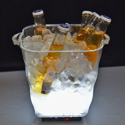 Led ice bucket 