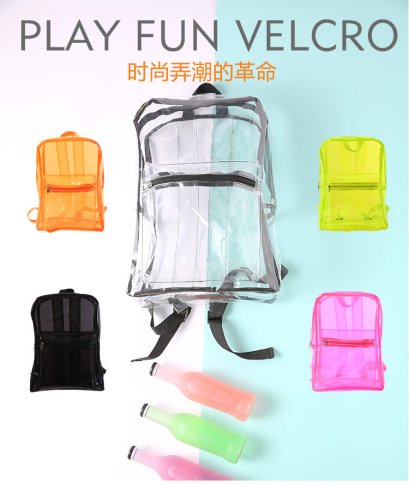 กระเป๋าเป้สะพายหลังพลาสติก