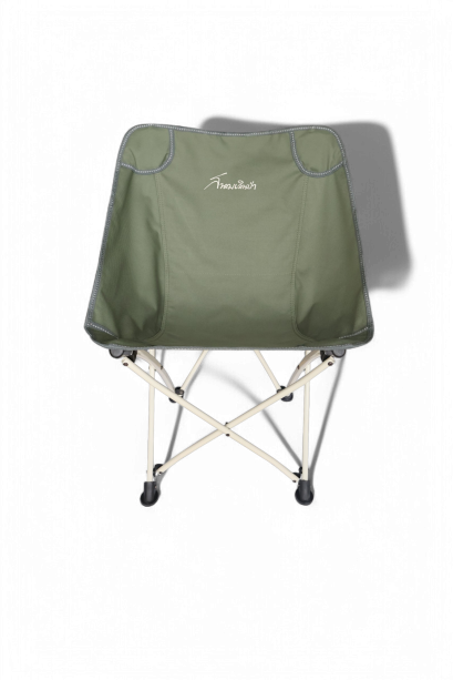 เก้าอี้รวบกลาง สีเขียว ( 1แถม1 )