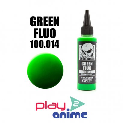 SKULL COLOR Green Fluo 100.014