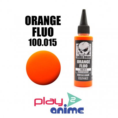 SKULL COLOR Orange Fluo 100.015