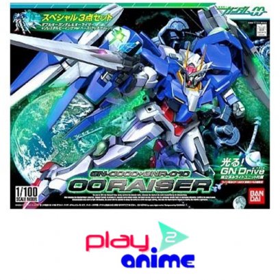 1/100 00 013 GN-0000+GNR-010 00 Raiser (00 Gundam + O Raiser Special Set)