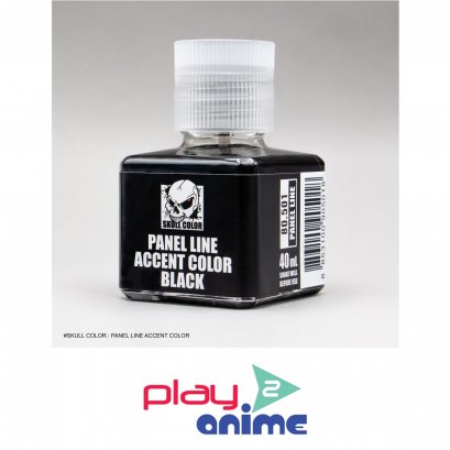 SKULL COLOR Panel Line Black 80.501