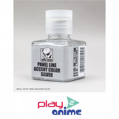 SKULL COLOR Panel Line Silver 80.502