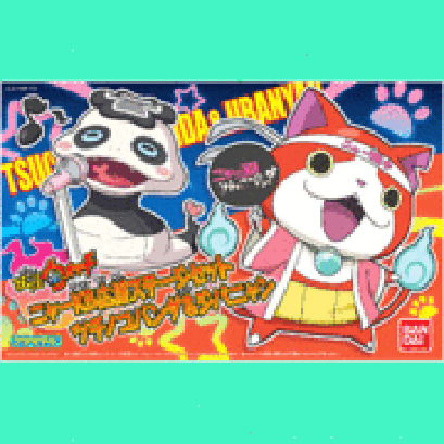 Nya-KB Cheering Stage Set Tsuchinoko Panda &amp; Jibanyan - Youkai Watch
