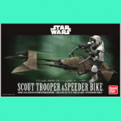1/12 SCOUT TROOPER &amp; SPEEDER BIKE