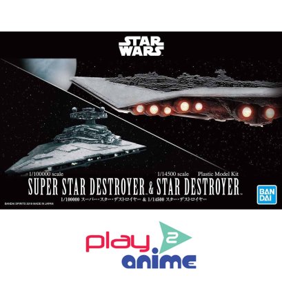 1/100000 SUPER STAR DESTROYER &amp; 1/14500 STAR DESTROYER