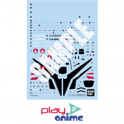 HG 1/100 YF-19 WATER DECALS