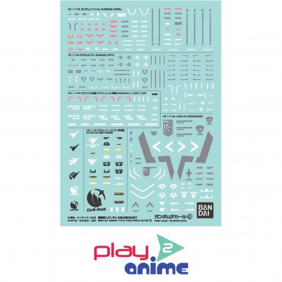 GUNDAM DECAL133 MOBILE SUIT GUNDAM THE WITCH FROM MERCURY MULTIUSE 1