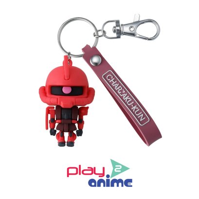 (Pre-order) พร้อมจัดส่งประมาณเดือน 3 ปี 2025 ครับ CHARZAKU-KUN 3D RUBBER MASCOT KEYCHAIN