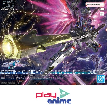 HG 1/144 Destiny Gundam Spec II & Zeus Silhouette